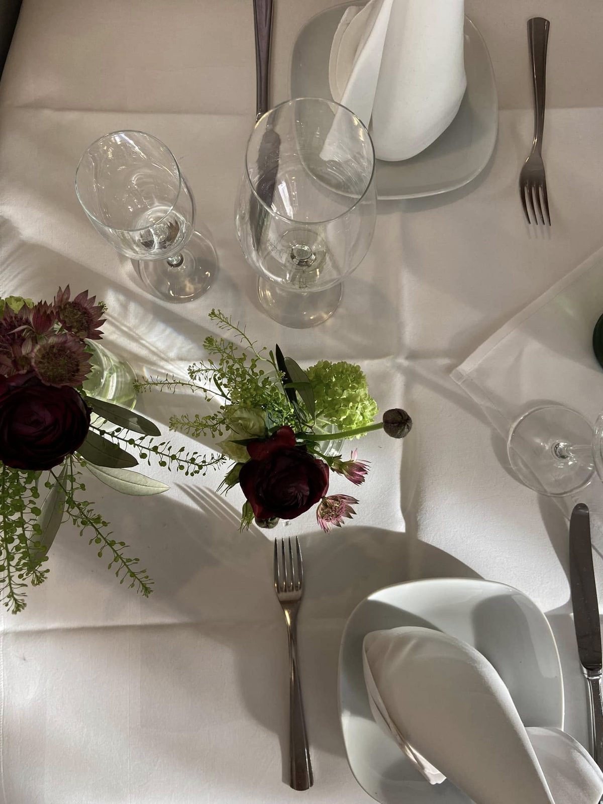 Gedeckter Tisch im Restaurant